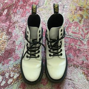 White Doc Martens!!